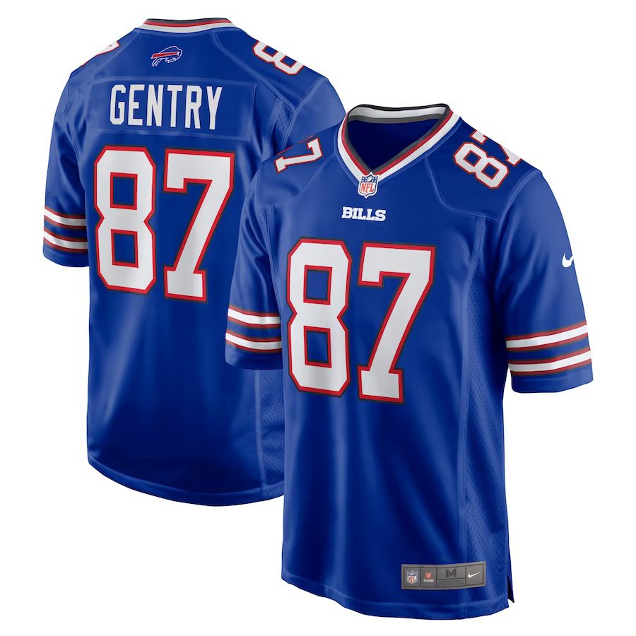 Men Buffalo Bills #87 Tanner Gentry Nike Royal Game NFL Jersey->buffalo bills->NFL Jersey